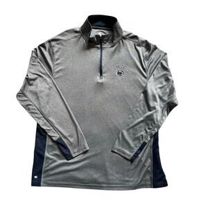 Penn State Nittany Lions Mens 1/4 Zip Pullover Shirt Gray Long Sleeve Size XXL